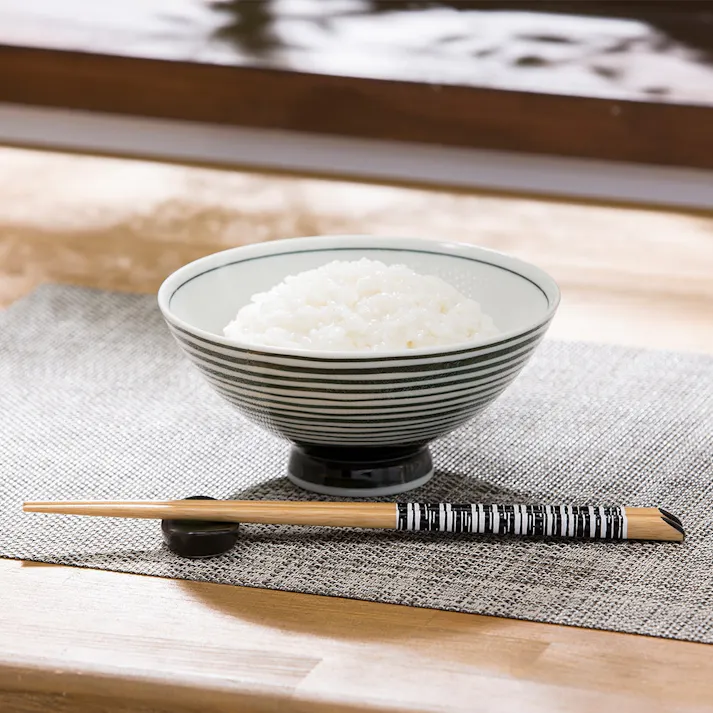 ごはんがつきにくい茶碗 大 ibuki ブラック