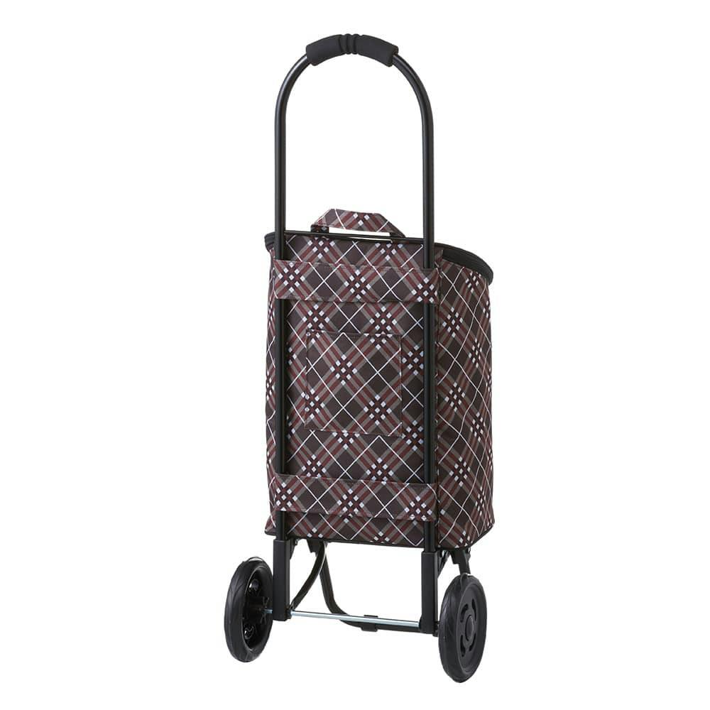 【ふるさと割】 ショッピングカート チェックブラウン(販売終了) | バッグ・鞄 旅行かばん・小分けバッグ
