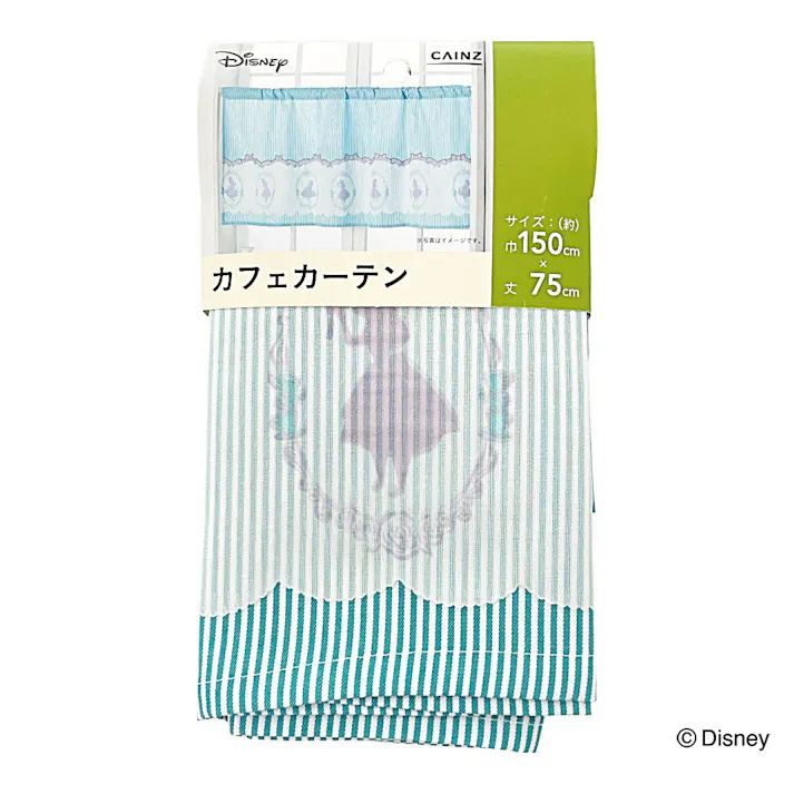 カフェカーテン 不思議の国のアリス 幅150×丈75cm