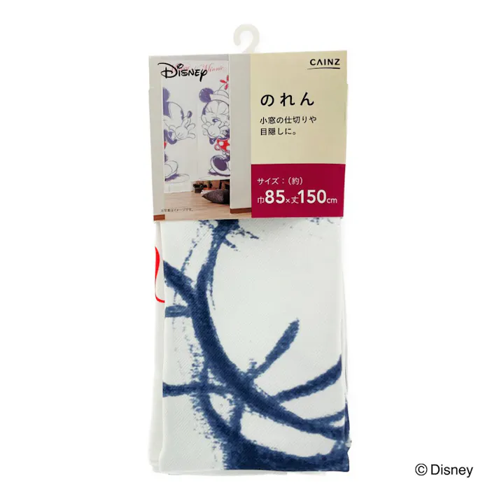 ディスニーのれん ミッキー&ミニー 85×150cm