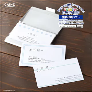 カインズ 名刺用紙 厚口 A4サイズ 10面×20枚入 HS-21-20