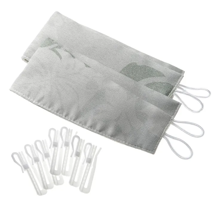 遮光性カーテン モンステラ グリーン 100×178cm 2枚組