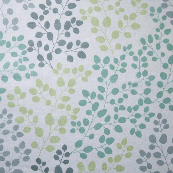 ボイル ガーデン グリーン 100×108cm 2枚組 レースカーテン