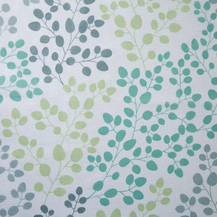 ボイル ガーデン グリーン 100×108cm 2枚組 レースカーテン