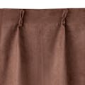 遮光性カーテン スエード ブラウン 100×110cm(販売終了)