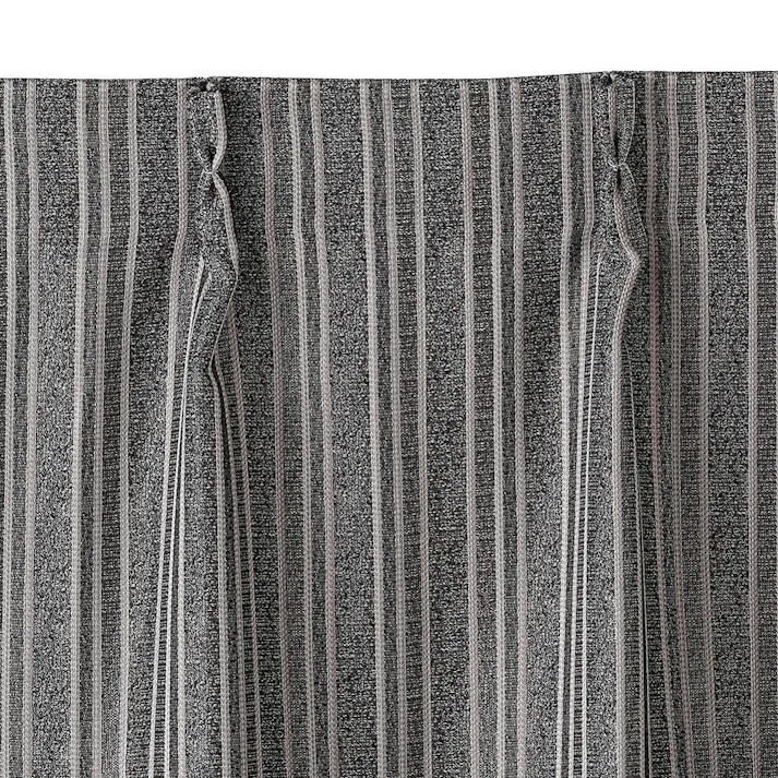 裏地付きカーテン ヒノキ ブラウン 150×230cm 2枚組