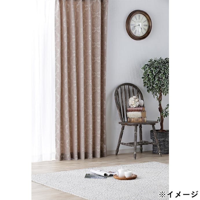 形状記憶カーテン ニュークラ ベージュ 150×230cm 2枚組(販売終了)