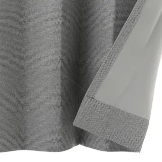 遮光性カーテン シック グレー 100×200cm 2枚組