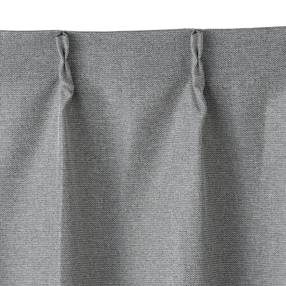 遮光性カーテン シック グレー 150×230cm 2枚組 | カーテン・カーテン