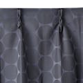 遮光性カーテン サークル ブラック 100×110cm 2枚組