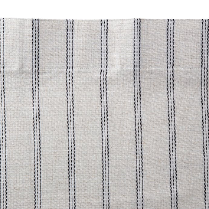 麻混フラットカーテン スタンダード アイボリー 110×135cm 2枚組(販売終了)