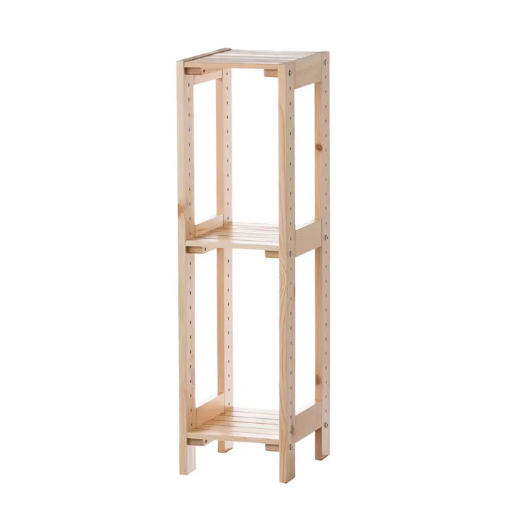 木製ラック25 3段 ナチュラル C1