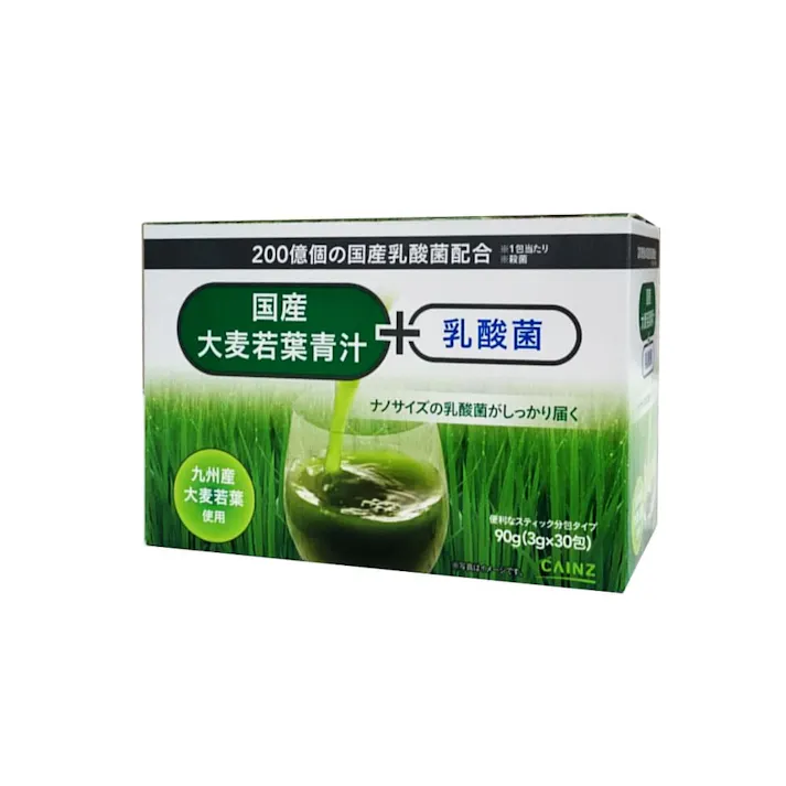 CAINZ 国産大麦若葉青汁乳酸菌プラス 30包(販売終了)