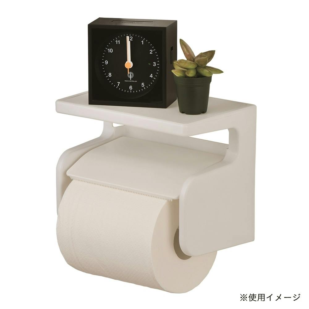 棚付きペーパーホルダー | お風呂グッズ・トイレ用品 | ホームセンター