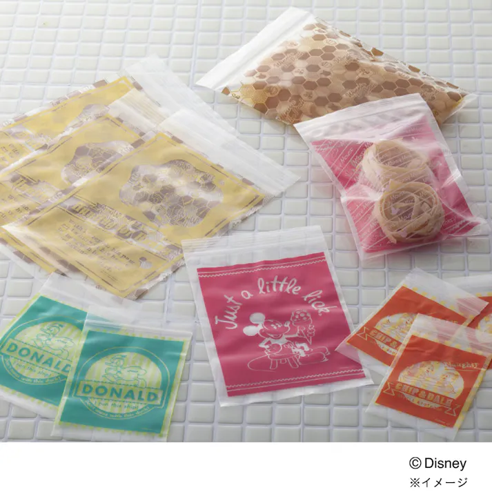 ジッパー式 ポリ袋 ミニーマウス 5号 18枚入