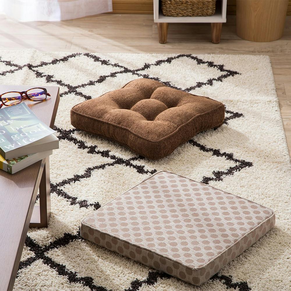 へたりに強いフロアクッション(ドット)40×40(販売終了) | クッション