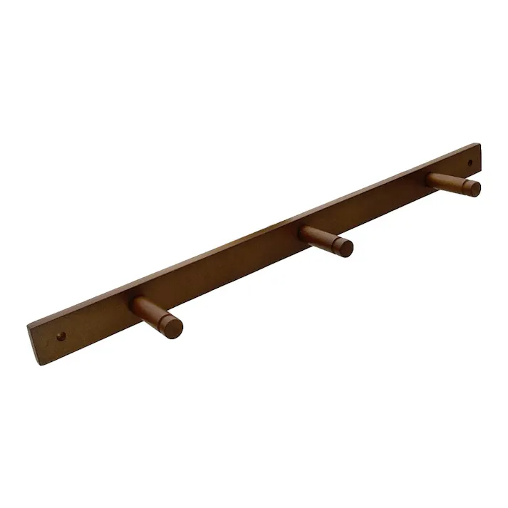 コートハンガー3連 ブラウン