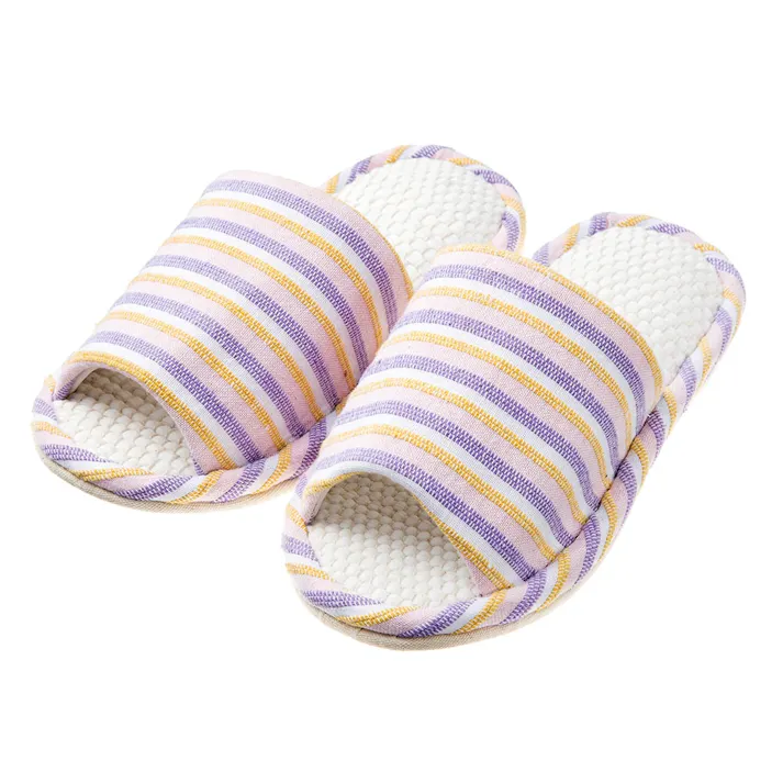 インド綿スリッパ ボーダーPK17SS(販売終了)