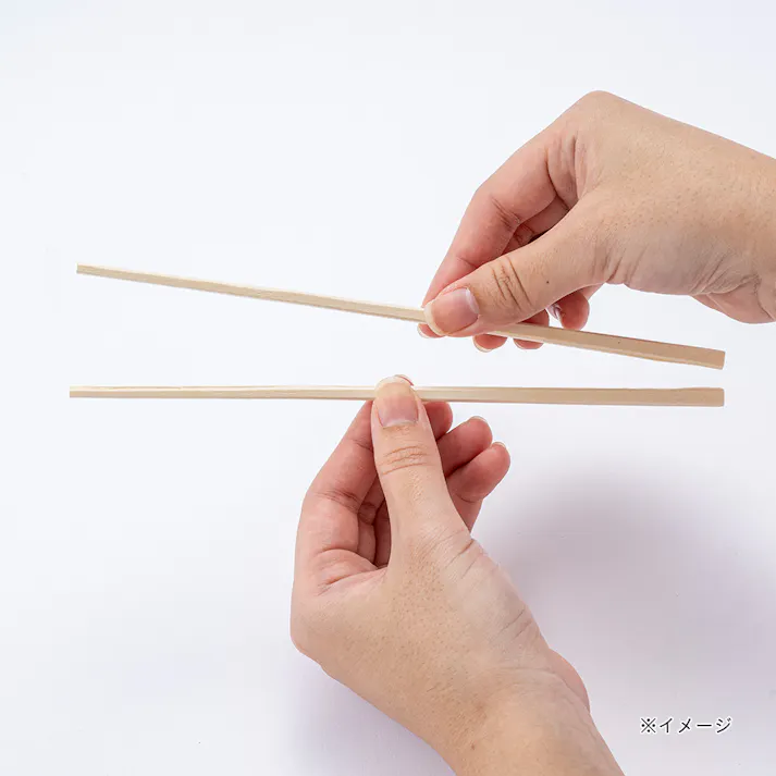 アスペン材 袋入り 元禄箸 100膳 WBH-A100