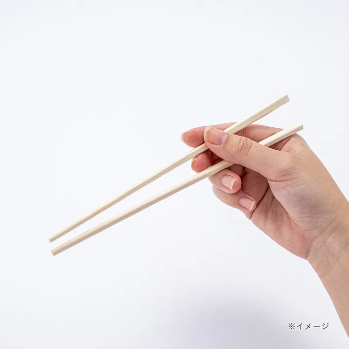 アスペン材 袋入り 元禄箸 100膳 WBH-A100