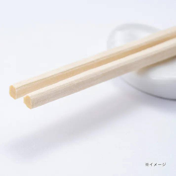 アスペン材 袋入り 元禄箸 100膳 WBH-A100