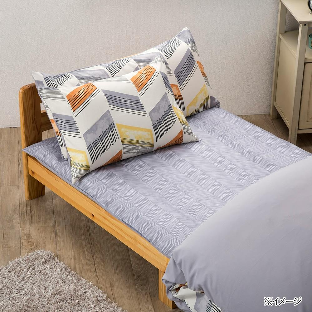 裏ボア毛布仕様ぽかぽかフリル付き掛布団カバー ダブル ブルー