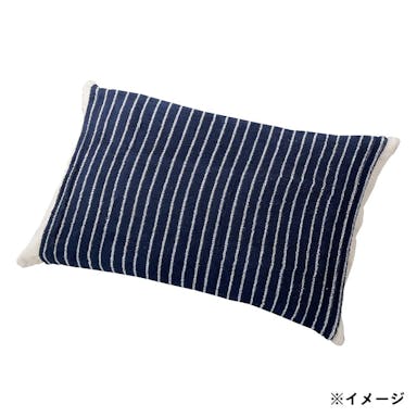 のびのびタオル枕カバー NV (ストライプ筒型)(販売終了)