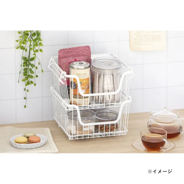 積み重ねできるバスケット S