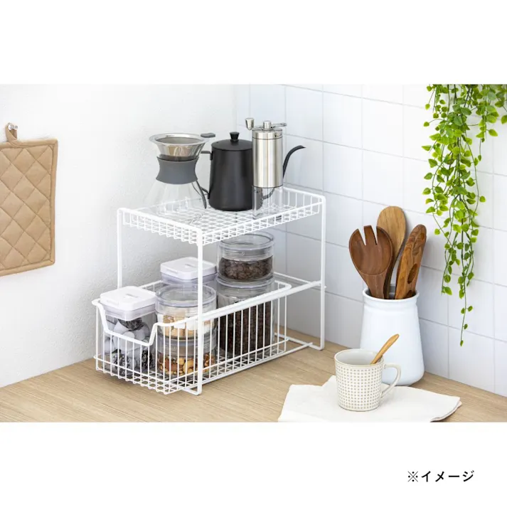 引き出しラック ホワイト