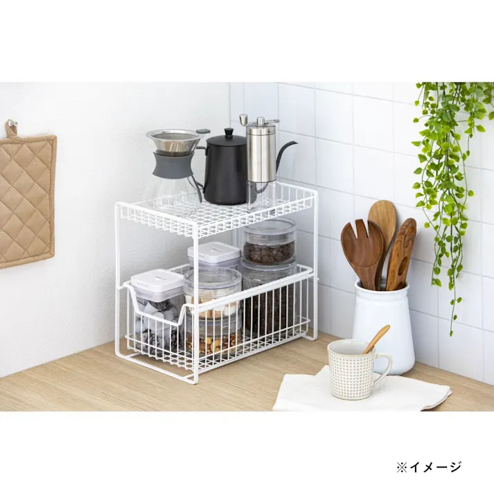 引き出しラック ホワイト