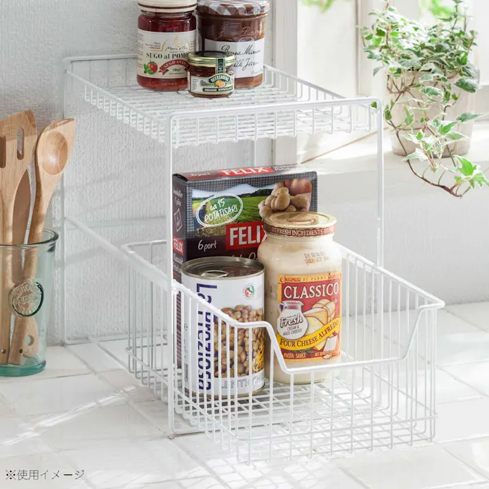 引き出しラック ホワイト