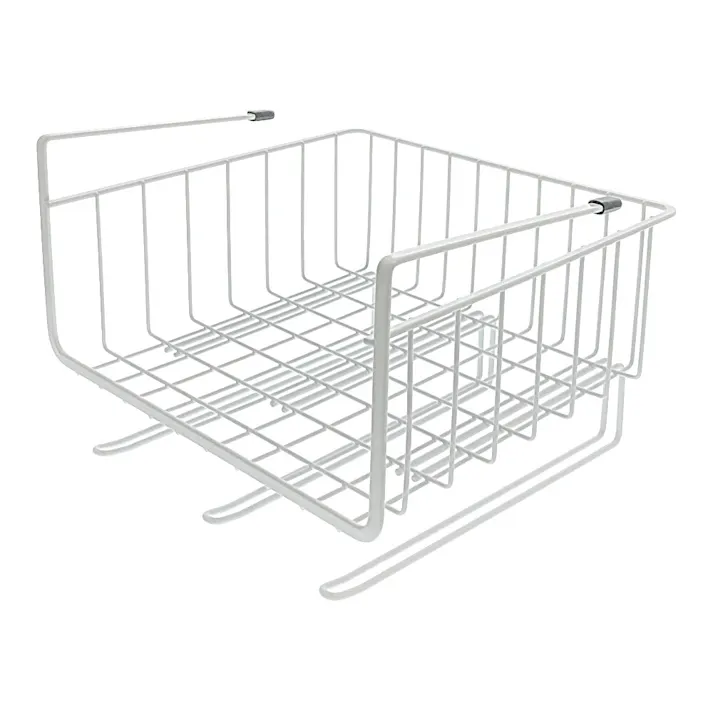 キッチンペーパーもふきんも置ける戸棚下収納ラック ホワイト(販売終了)