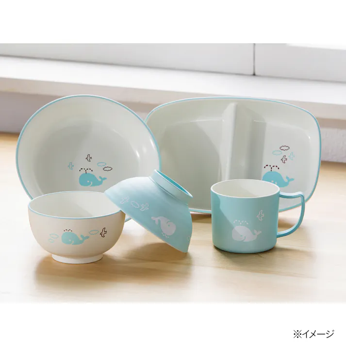 子供用食器 プレート くじら HAJIKU