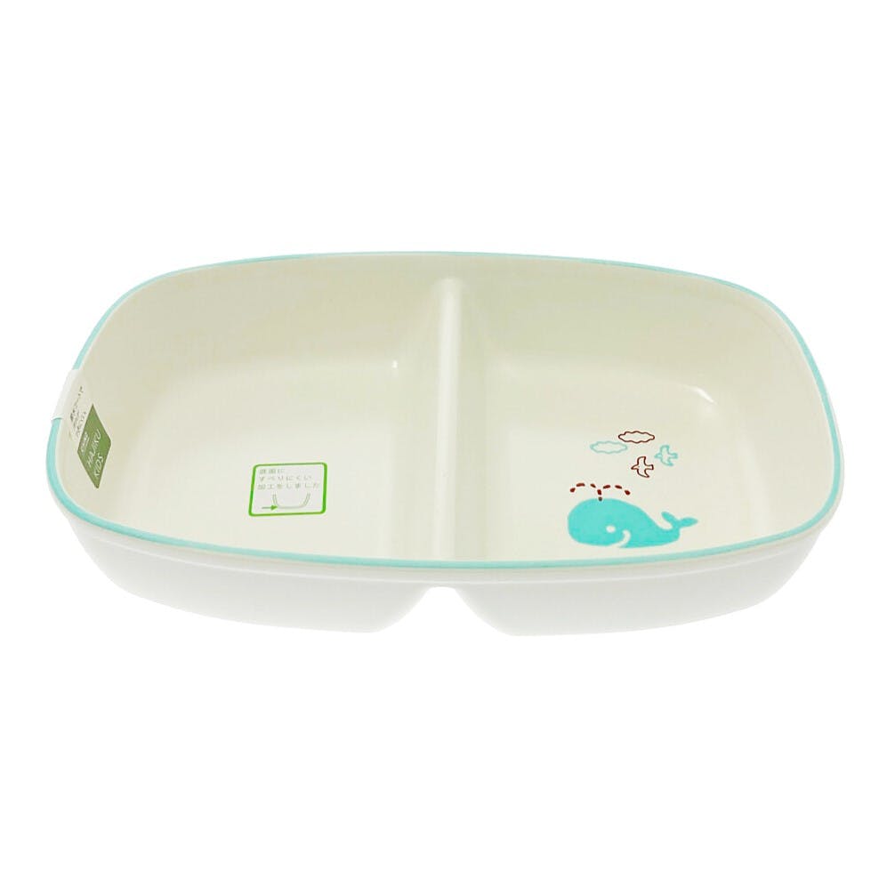 子供用食器 仕切りプレート くじら HAJIKU | 食器・グラス・カトラリー