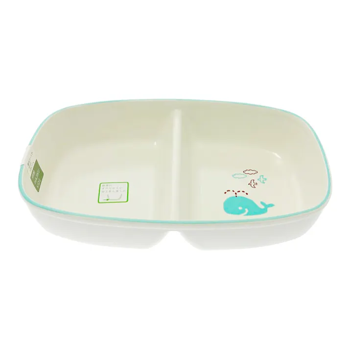 子供用食器 仕切りプレート くじら HAJIKU
