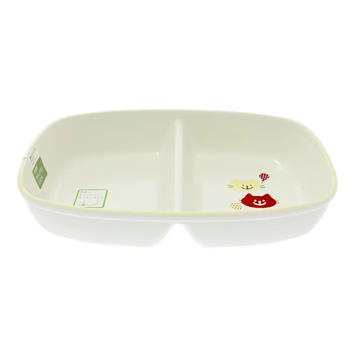 子供用食器 仕切りプレート ねこ HAJIKU