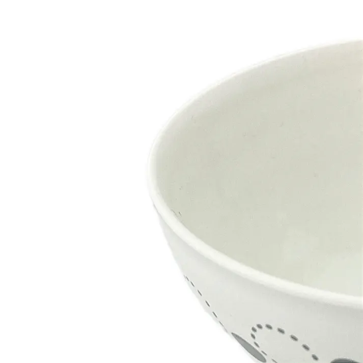 ご飯の量がはかれる飯椀(中) HAJIKU グレー