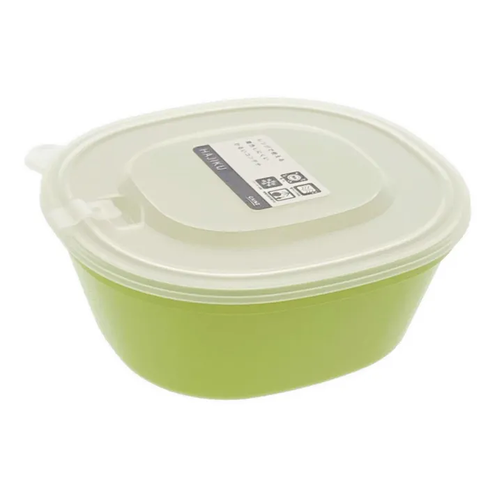 着色しにくいかるいコンテナ L HAJIKU グリーン