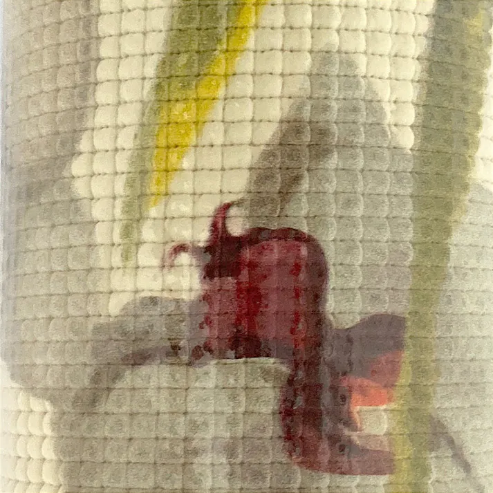 カインズ リバーシブル ヨガマット トロピカル 厚さ6mm PVC17561