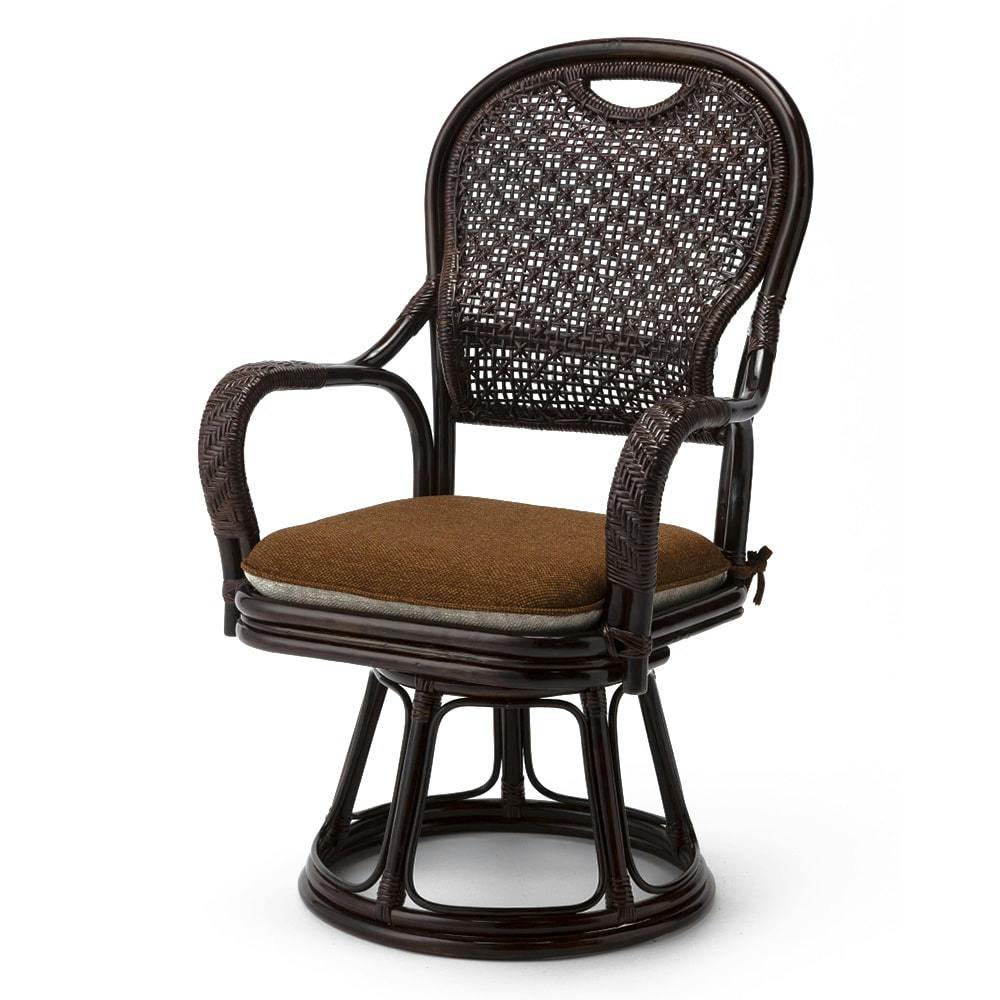 籐腰サポート回転座椅子 (ハイタイプ)(販売終了) | 座椅子・座椅子 