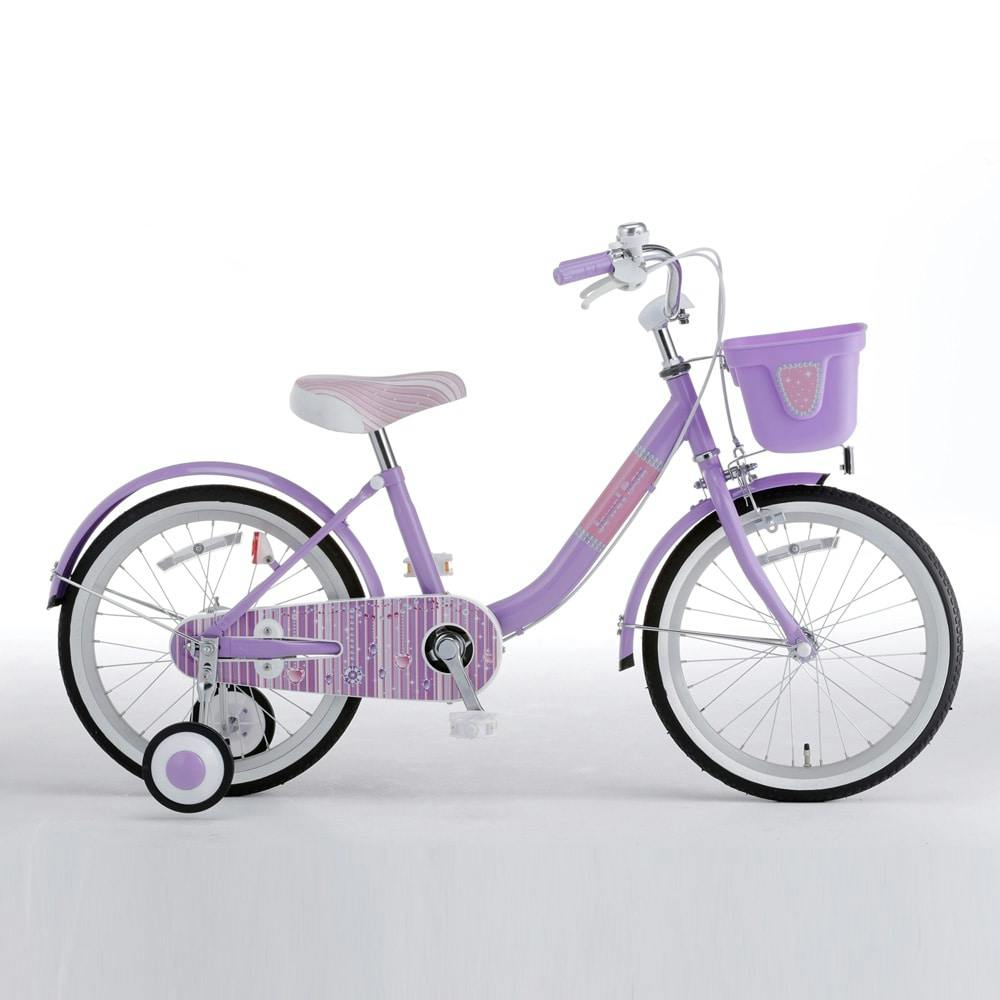 子供用自転車（幼児用）１２～１８インチ パープル｜ホームセンター 