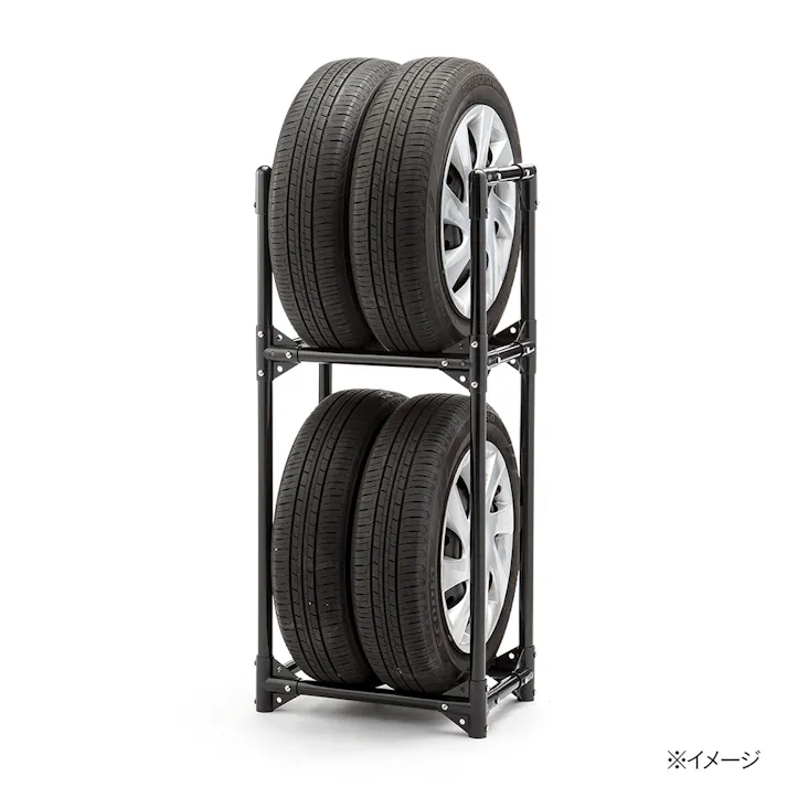 カインズ ベース付で倒れにくい タイヤラック 軽自動車用 S