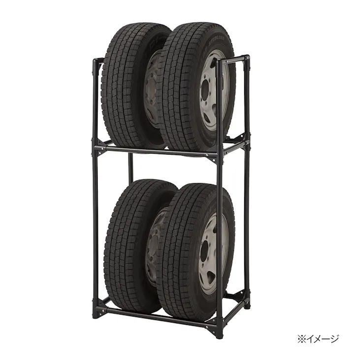 カインズ ベース付で倒れにくい タイヤラック 大型ミニバン SUV・RV車用 L