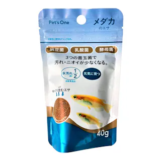 Pet’sOne 水が汚れにくいメダカのエサ 40g