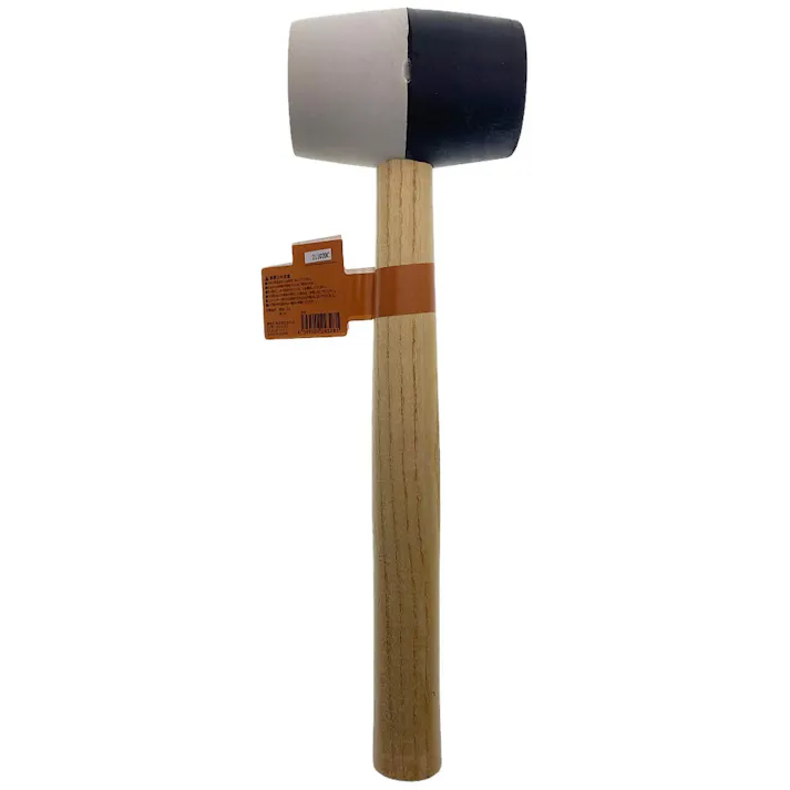 カインズ Kumimoku 白黒ゴムハンマー 450g