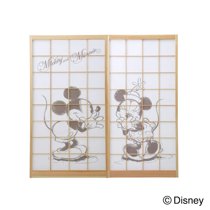 カインズ ディズニー 障子紙 ミッキー&ミニー 幅92×長さ184cm