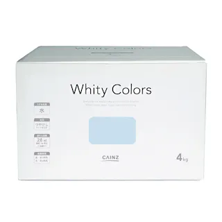 【オンライン限定】カインズ 室内用塗料 ホワイティカラーズ ペイントセット アクア 4kg【別送品】