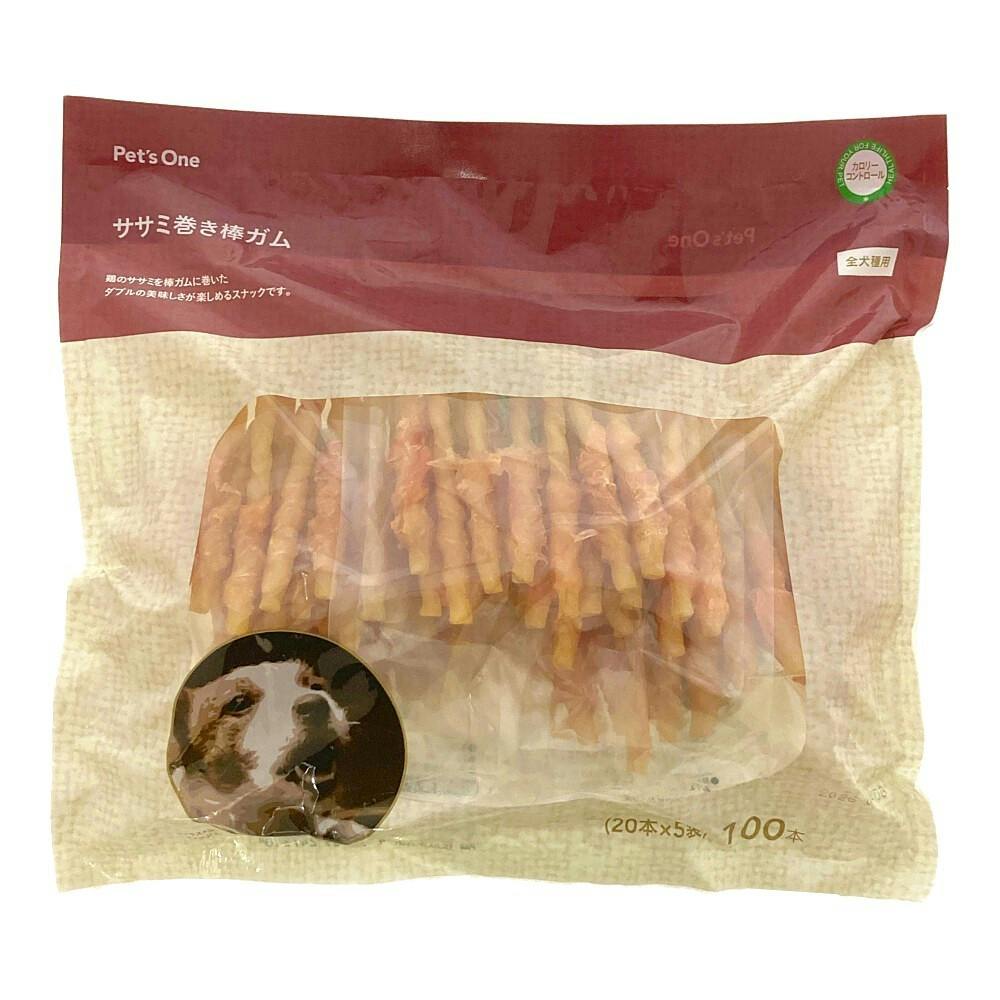 Pet'sOne ササミ巻き棒ガム 全犬種用 100本 | ペット用品（犬