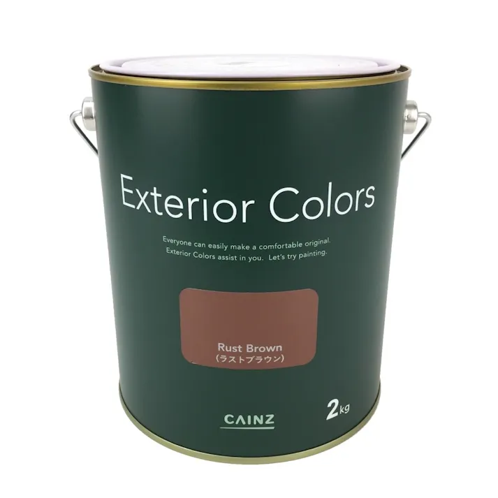 カインズ エクステリアカラーズ ラストブラウン 2kg