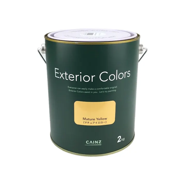 カインズ エクステリアカラーズ マチュアイエロー 2kg